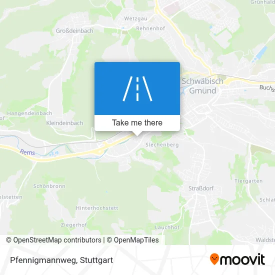 Pfennigmannweg map