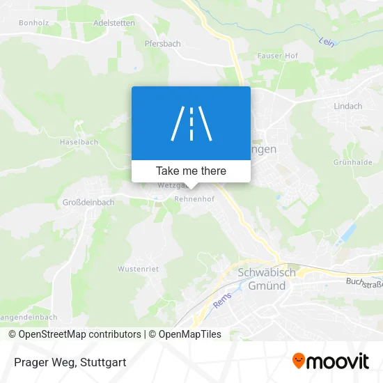 Карта Prager Weg