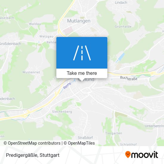 Карта Predigergäßle