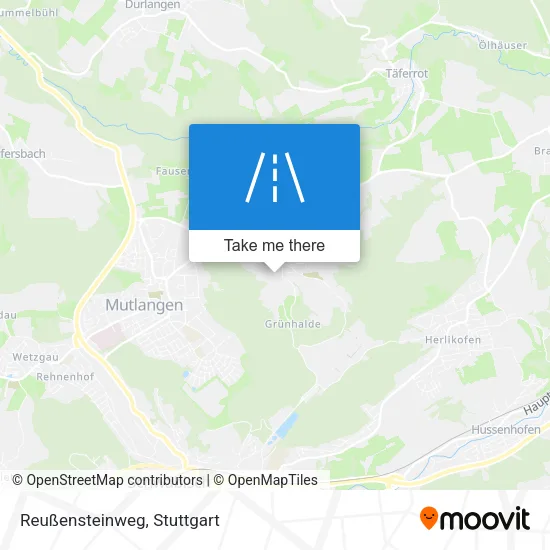 Карта Reußensteinweg