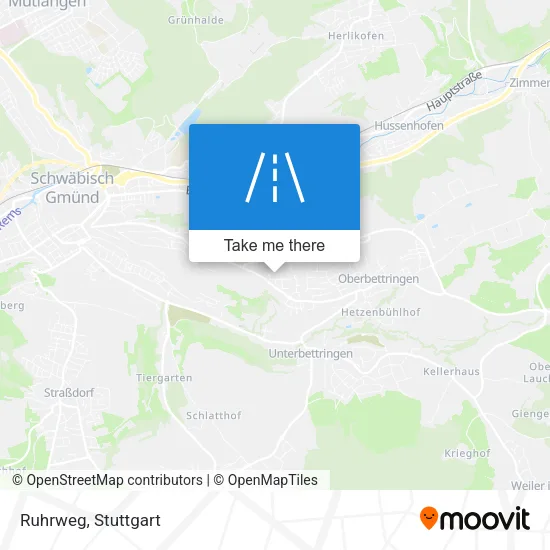 Карта Ruhrweg