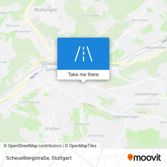 Карта Scheuelbergstraße