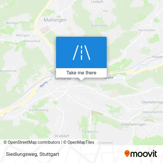 Карта Siedlungsweg