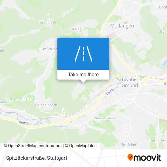 Карта Spitzäckerstraße