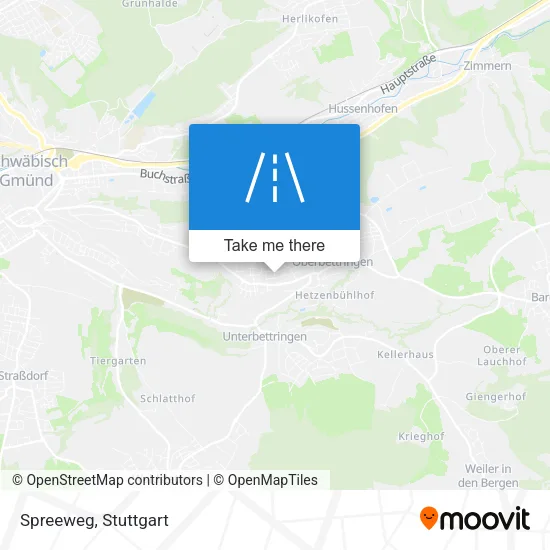 Карта Spreeweg