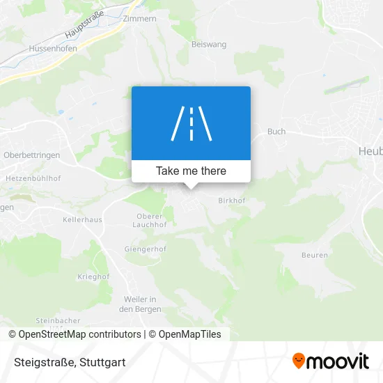 Карта Steigstraße