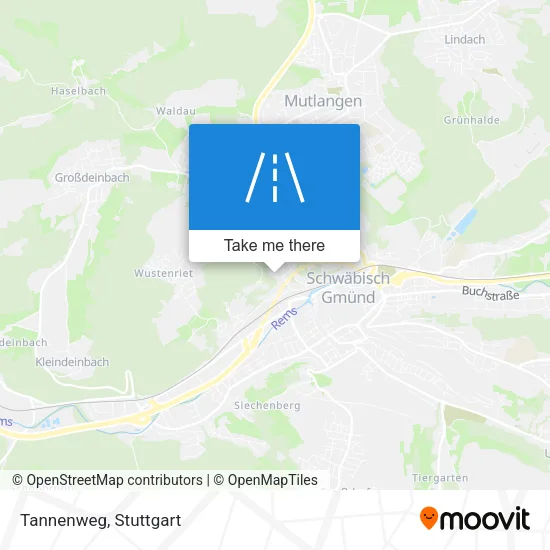 Карта Tannenweg