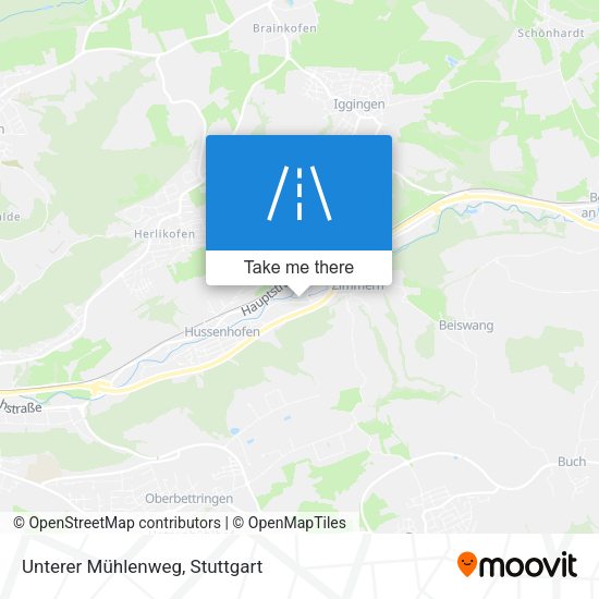 Unterer Mühlenweg map