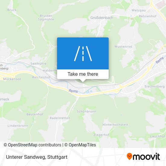 Карта Unterer Sandweg
