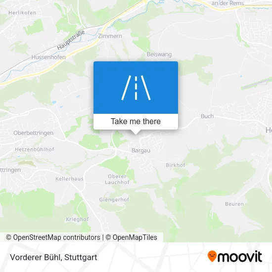 Карта Vorderer Bühl