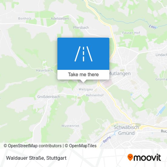 Waldauer Straße map