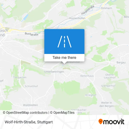 Карта Wolf-Hirth-Straße