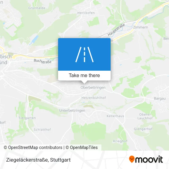 Карта Ziegeläckerstraße