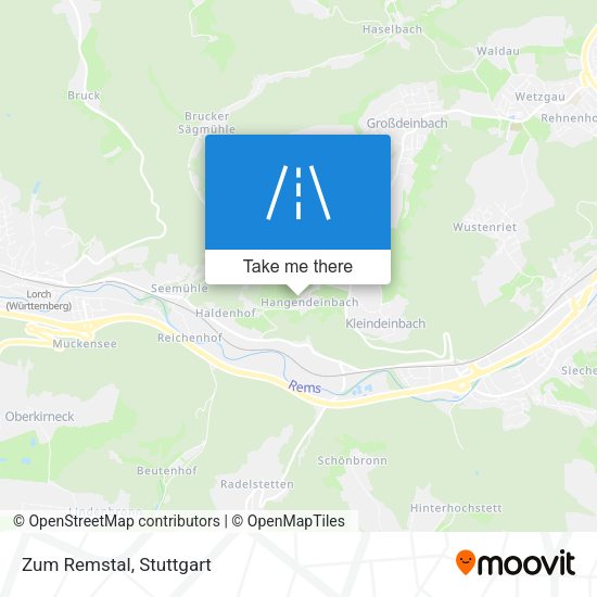 Карта Zum Remstal