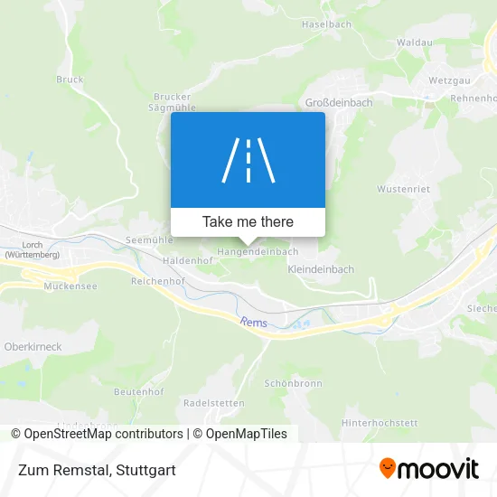 Карта Zum Remstal
