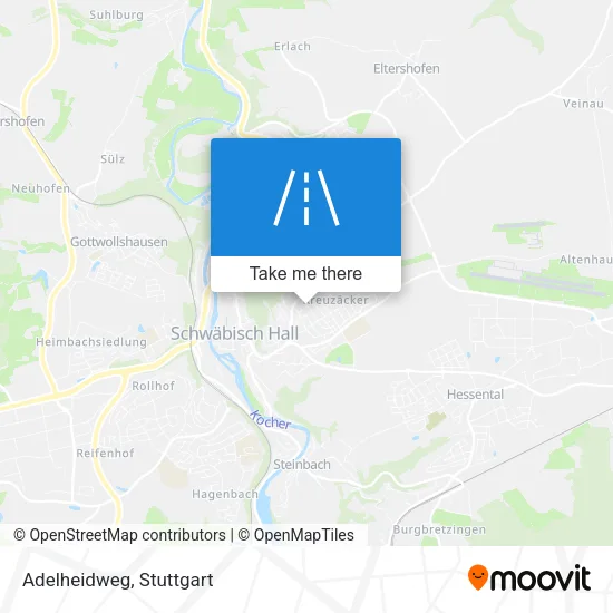 Карта Adelheidweg