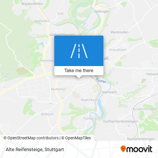 Карта Alte Reifensteige