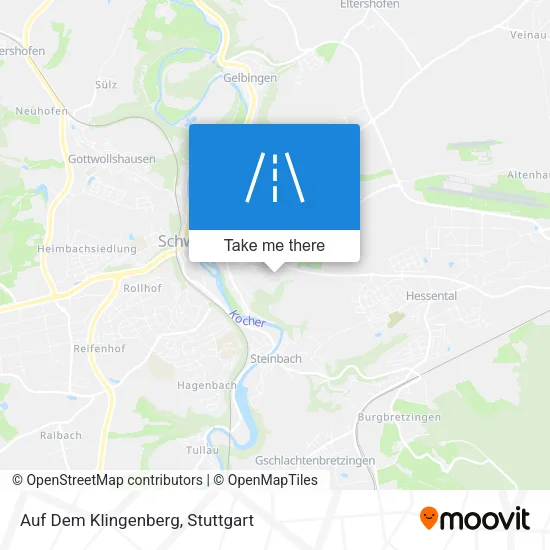 Карта Auf Dem Klingenberg