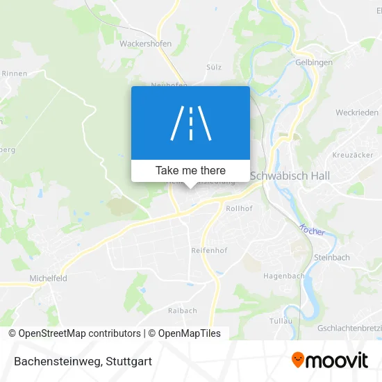 Карта Bachensteinweg