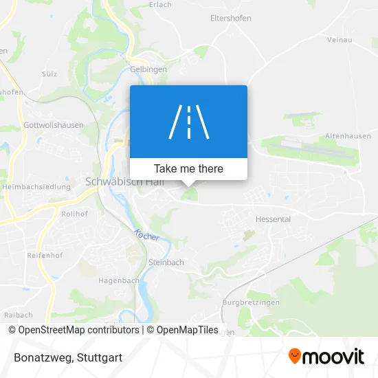 Карта Bonatzweg