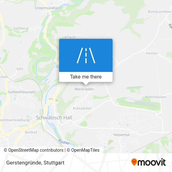 Карта Gerstengründe
