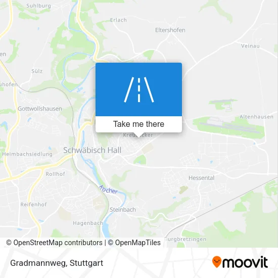 Карта Gradmannweg