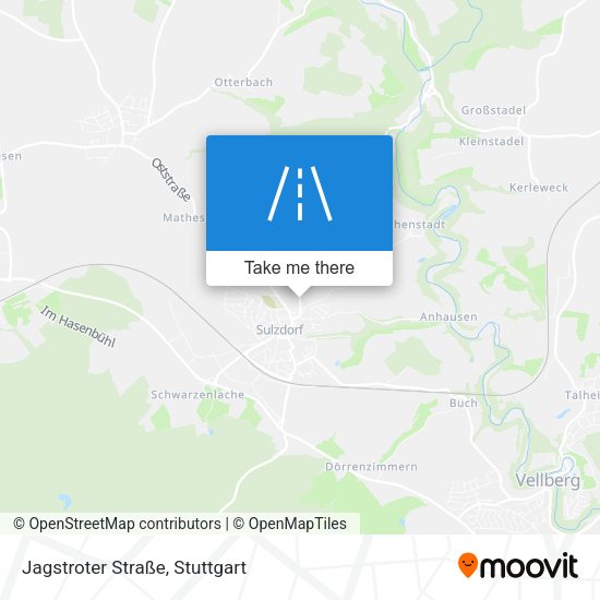 Jagstroter Straße map