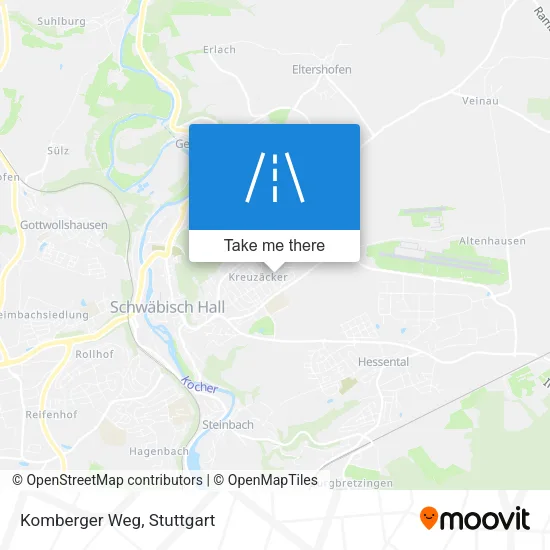 Карта Komberger Weg