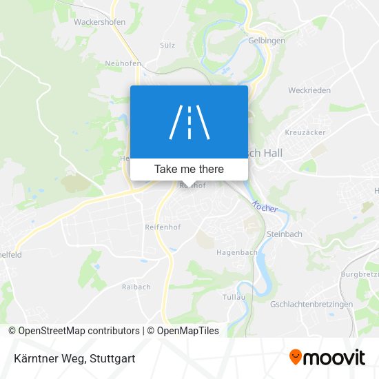 Карта Kärntner Weg