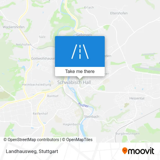 Карта Landhausweg