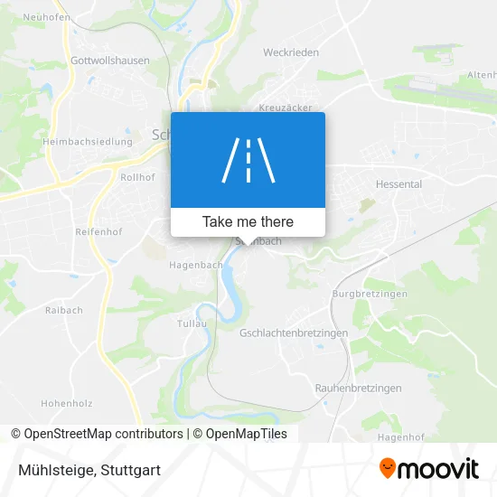 Карта Mühlsteige