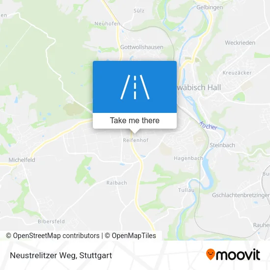 Карта Neustrelitzer Weg