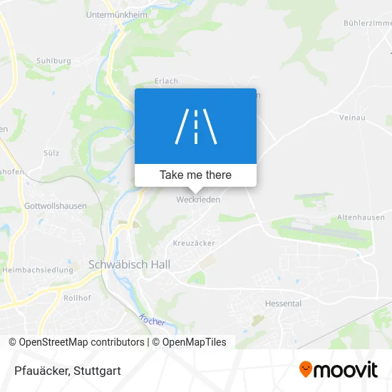 Карта Pfauäcker