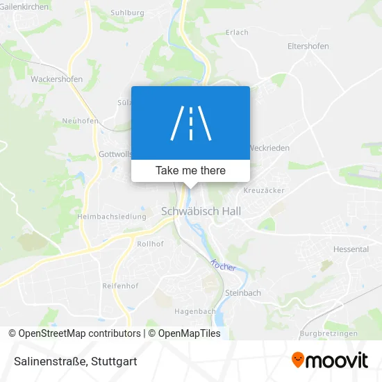 Карта Salinenstraße