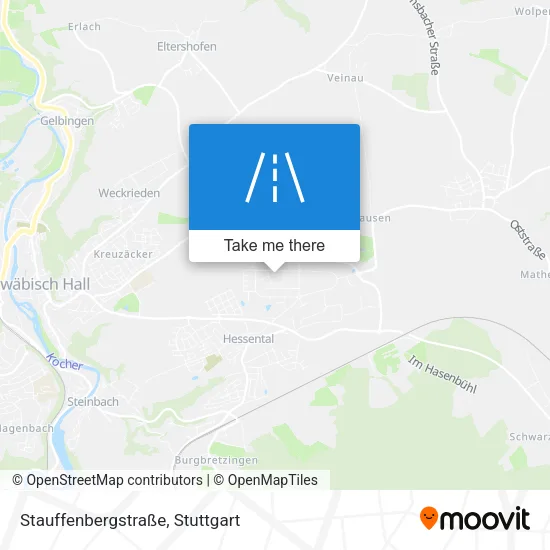 Карта Stauffenbergstraße