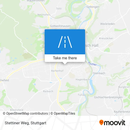Карта Stettiner Weg
