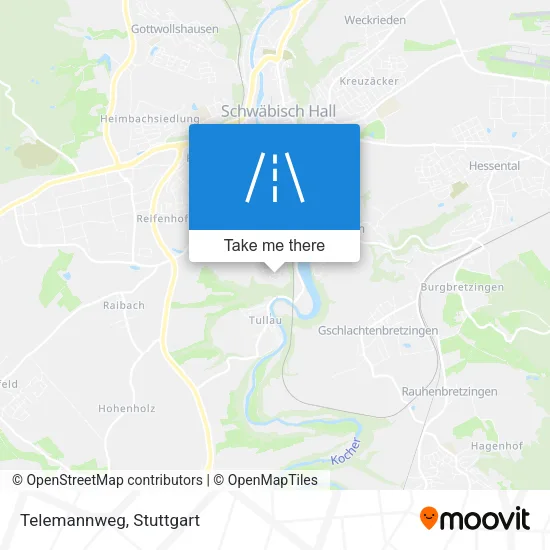 Карта Telemannweg