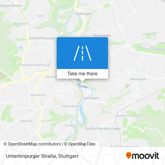 Карта Unterlimpurger Straße