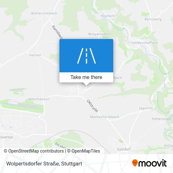 Карта Wolpertsdorfer Straße