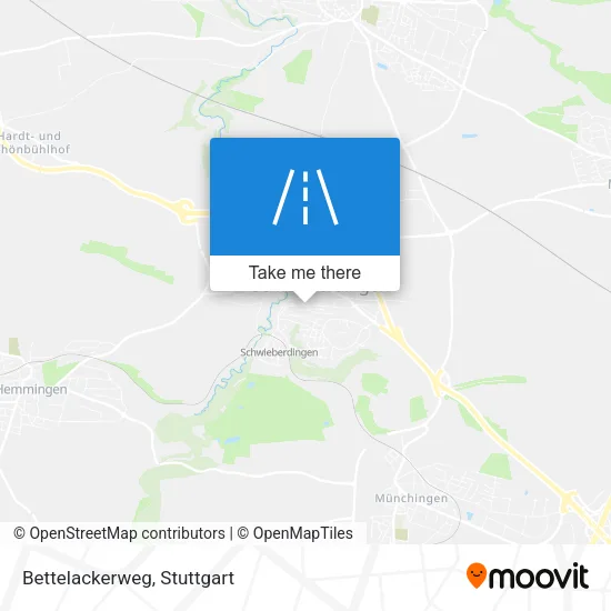 Карта Bettelackerweg