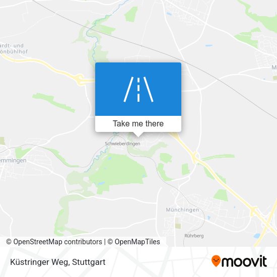 Карта Küstringer Weg