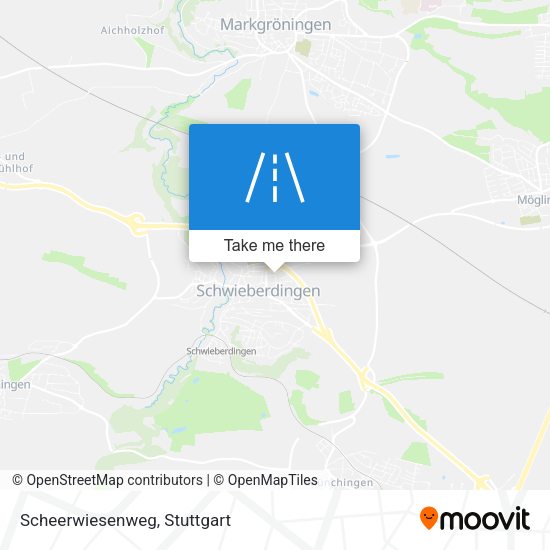 Карта Scheerwiesenweg