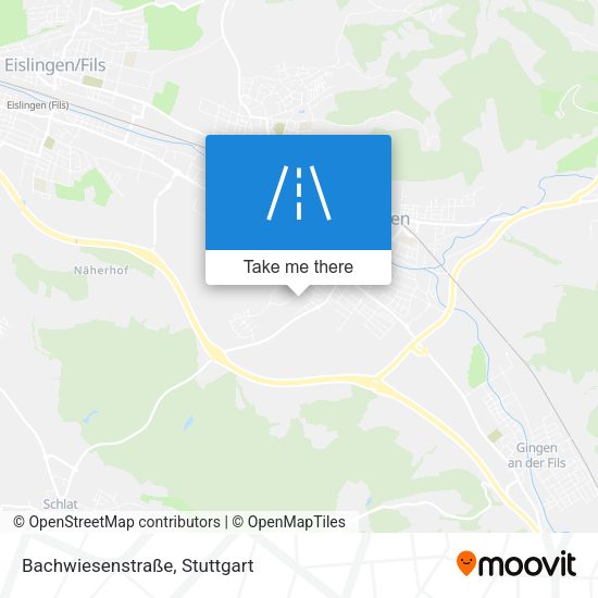 Bachwiesenstraße map