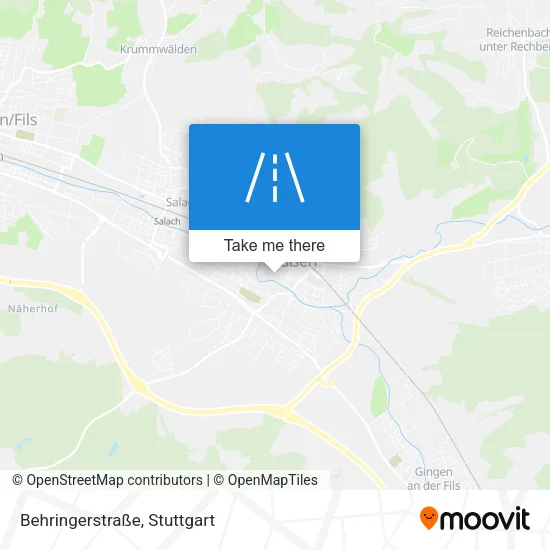 Карта Behringerstraße