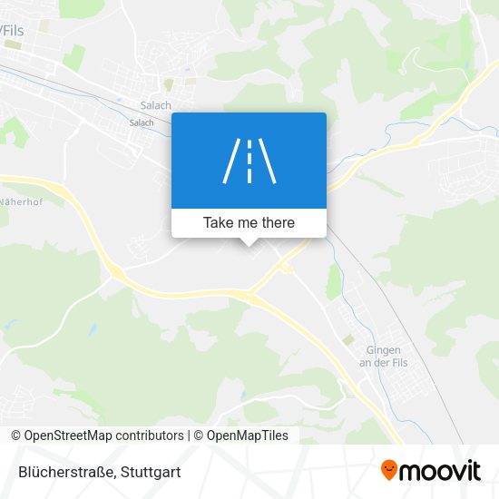 Blücherstraße map