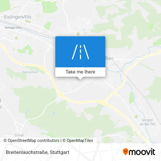 Карта Breitenlauchstraße