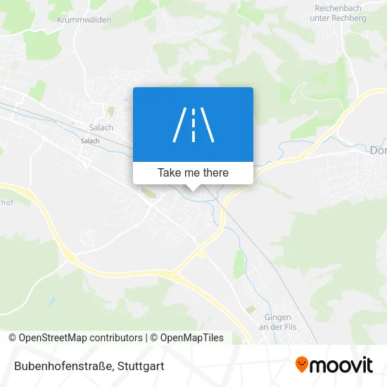 Карта Bubenhofenstraße