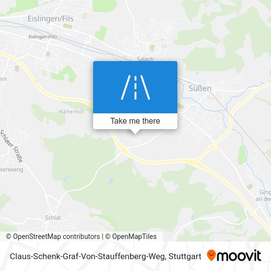 Claus-Schenk-Graf-Von-Stauffenberg-Weg map