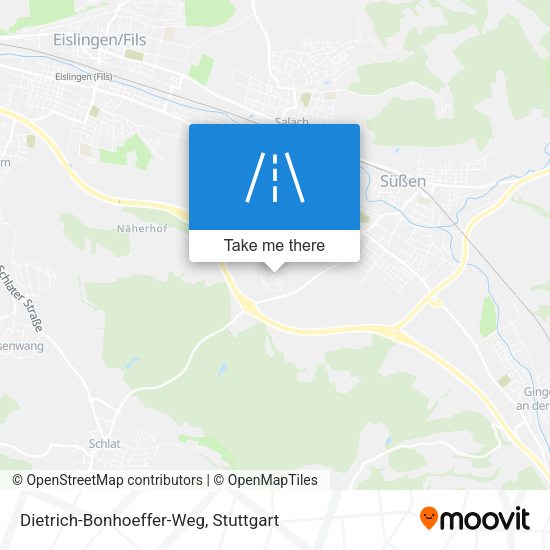 Dietrich-Bonhoeffer-Weg map