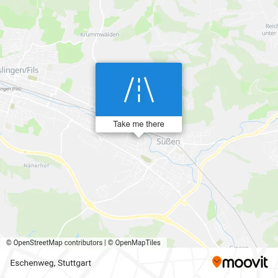 Eschenweg map